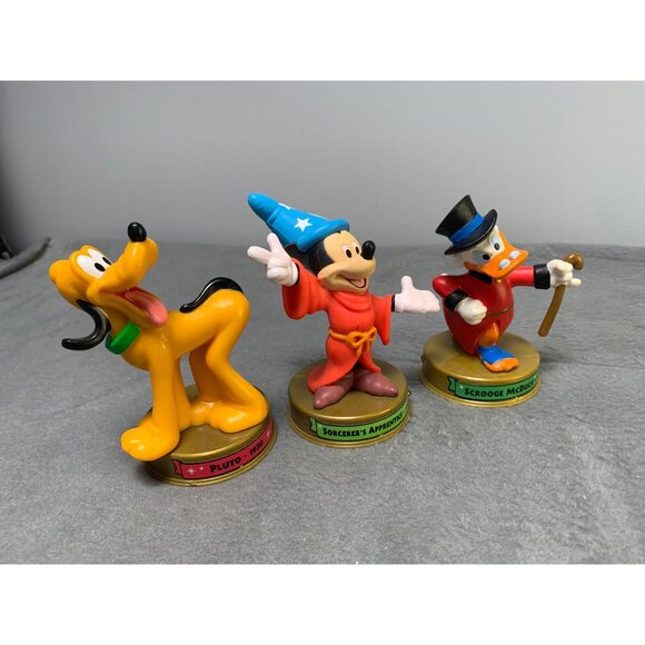 Vintage Disney Mikey Mouse Donald Duck Pluto 100 Years of Magic Figurines Set - Picture 10 of 11